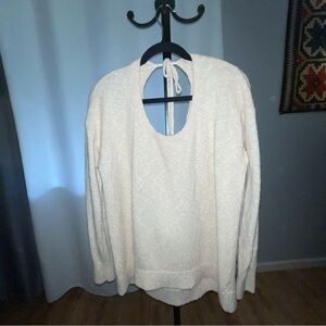 GAP Women's Soft Cream Scoop Neck Sweater